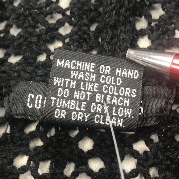 Cool Attitudes Women's Hooded Sweater Knit Size Small Black New With Tags - Picture 5 of 14